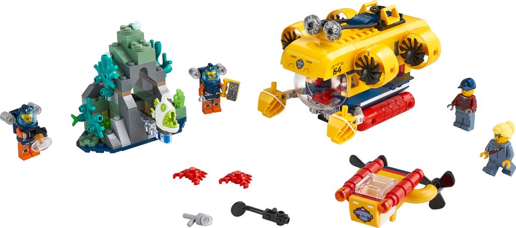LEGO® City 60264 Łódź podwodna do eksploracji oceanów Zdjęcie produktu 