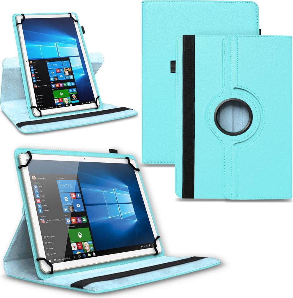 Schutzhülle für Samsung Galaxy Tab A11 Plus Tablet Hülle Tasche 360° Drehbar CaseFarben:Türkis