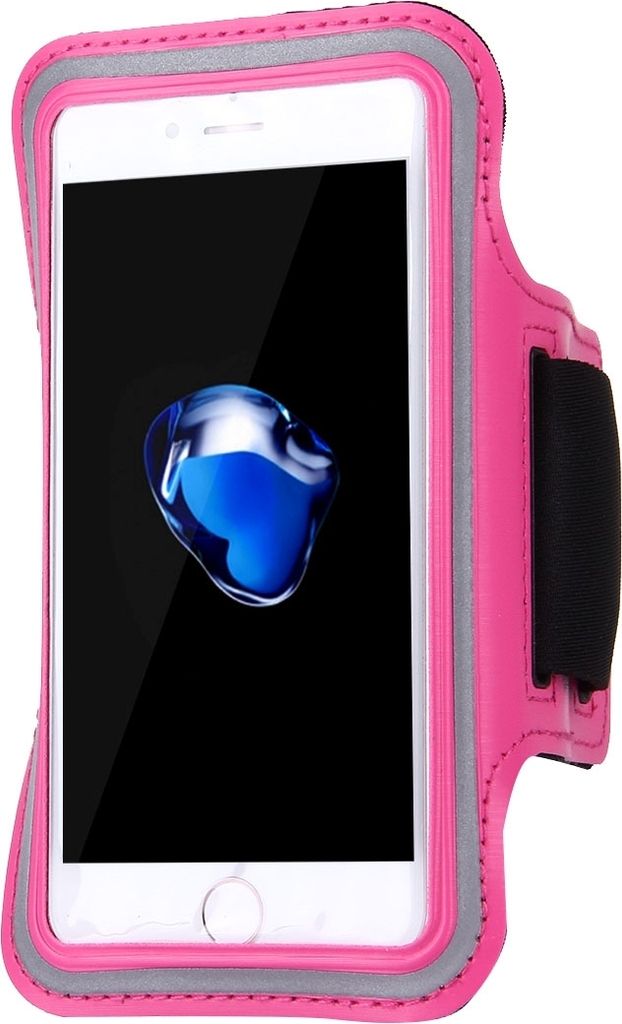 Mobigear Handyhalterung Joggen iPhone 6 Sporthülle Neopren Sportarmband - Pink