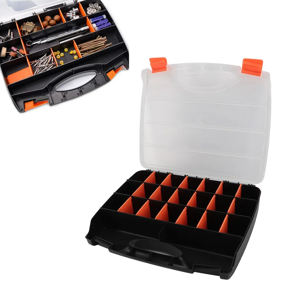 Dites stop au désordre avec cette boîte à outils PVC multi-compartiment - 11
