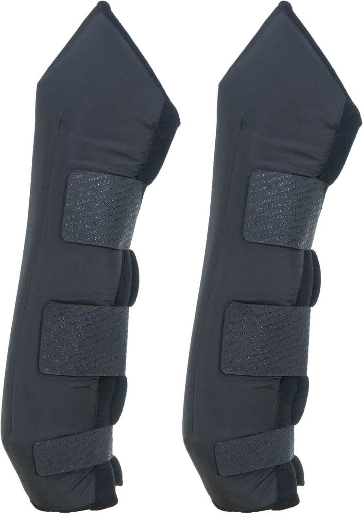 Kentucky Horsewear Stable Boots PROtect Long Hind with Hook Protection, Farbe:Black, Größe:M