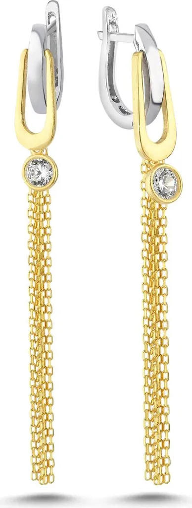 Boucles argent 925 rhodié modèle J style solitaire et pompons mobiles