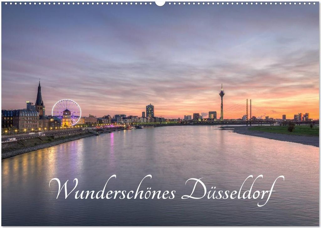 Wunderschönes Düsseldorf (Wandkalender 2026 DIN A2 quer), CALVENDO Monatskalender