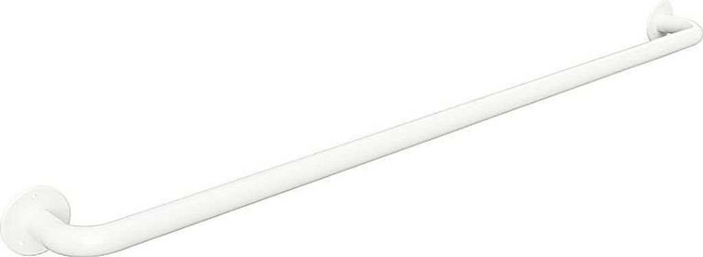 BELP Haltegriff Eisen Weiß 1275x75x106 mm, 120 kg Traglast für Bad & WC >> zum Bohren