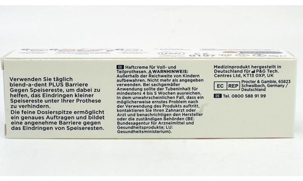 Blend-a-dent Crème adhésive Premium Plus - neutre Image du produit 