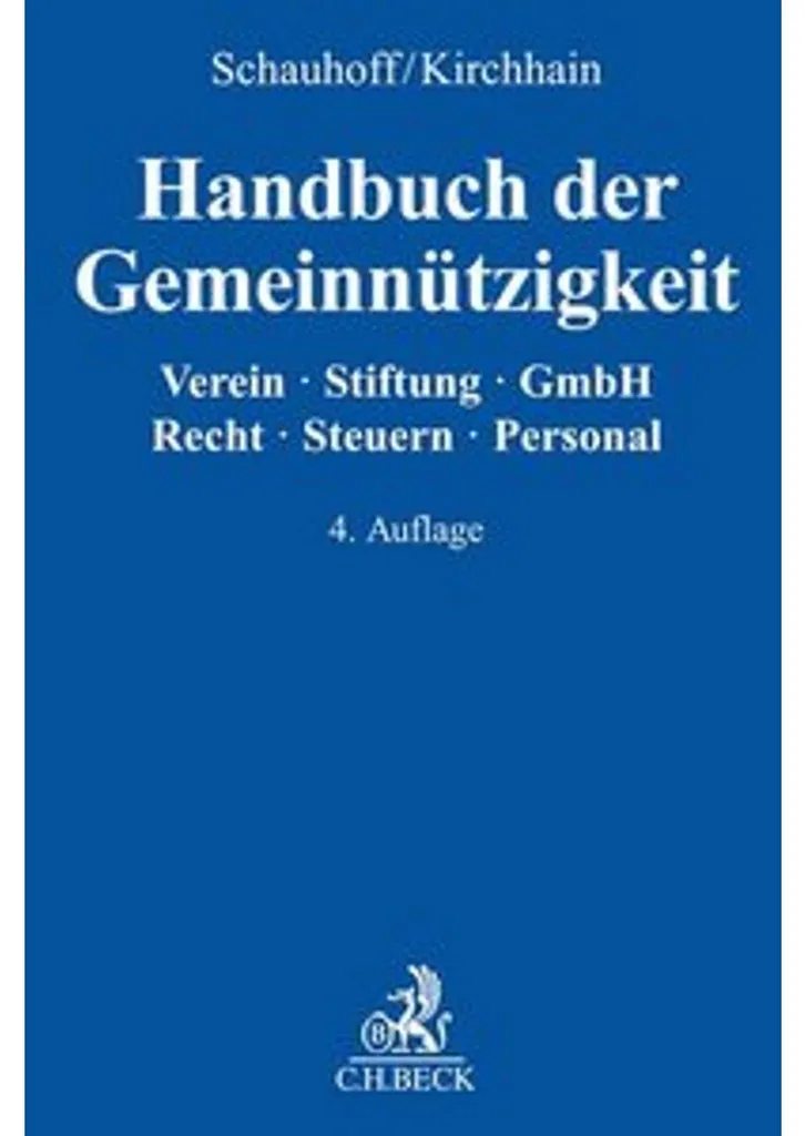 Handbuch der Gemeinnützigkeit : manuel d'expertise fiscale et administrative