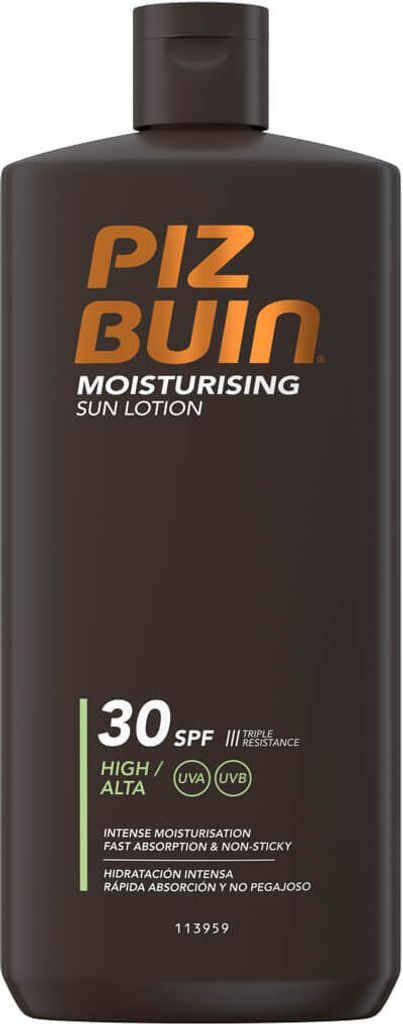Piz buin MOISTURISING sun lotion SPF30 400 ml