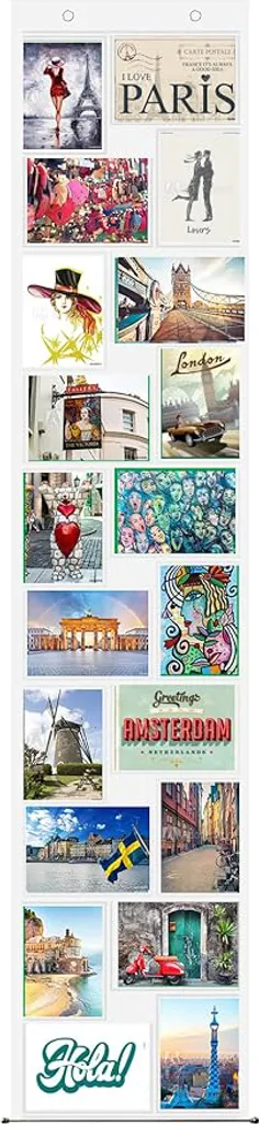 Rideau photo 10x15 pour 20 photos en format portrait ou paysage PVC