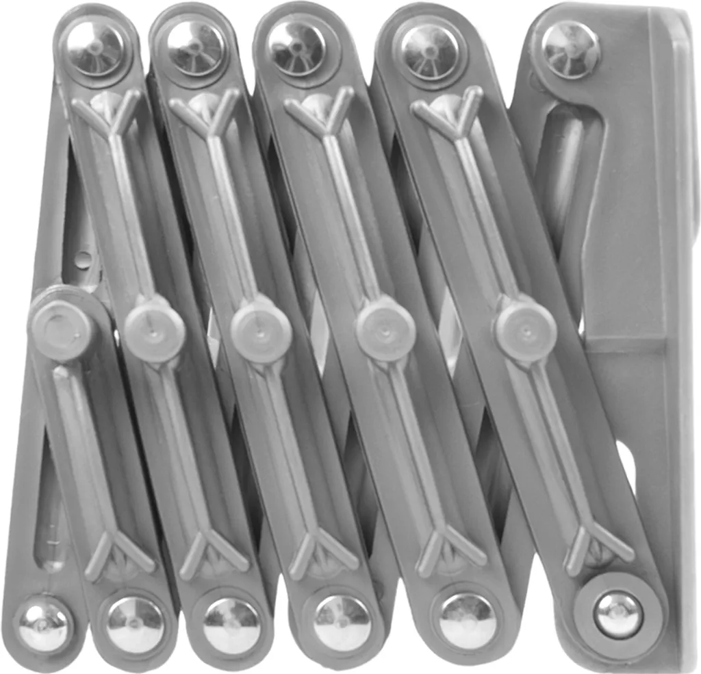 Asciugatrice a Muro Pieghevole Argento 60 cm | Acciaio Inox Salvaspazio - 5