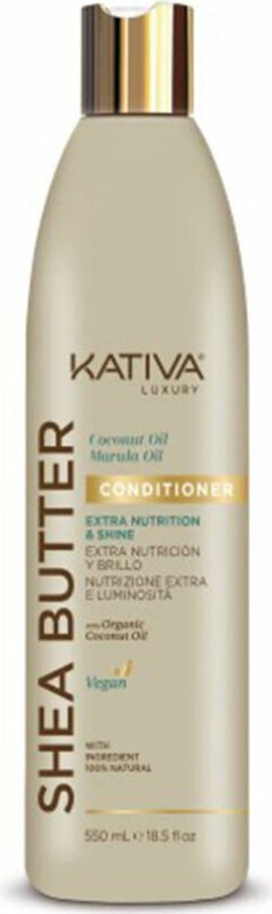 Kativa Shea Butter Kokosnuss- und Marulaöl-Conditioner 550 ml