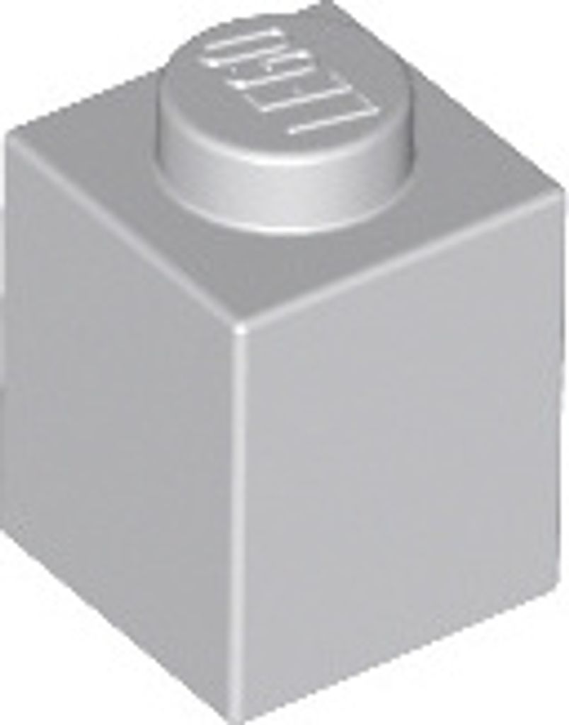 250 Stück Lego, Teile Nr. 3005 in Hellgrau (Light Bluish Gray)
