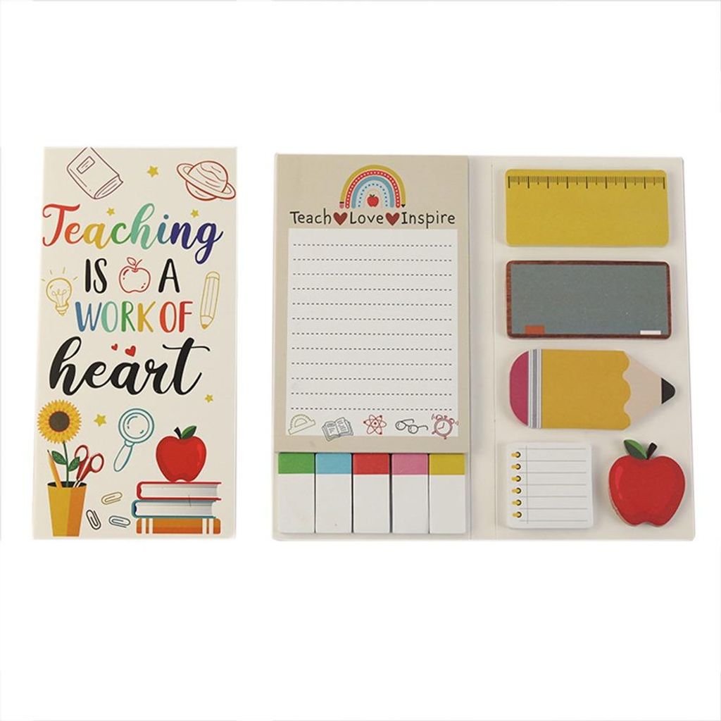 INF Cartoon Tierische Notizzettel, Haftnotizen, 2 Stück, 20cm x 10cm, für Büro Weiß