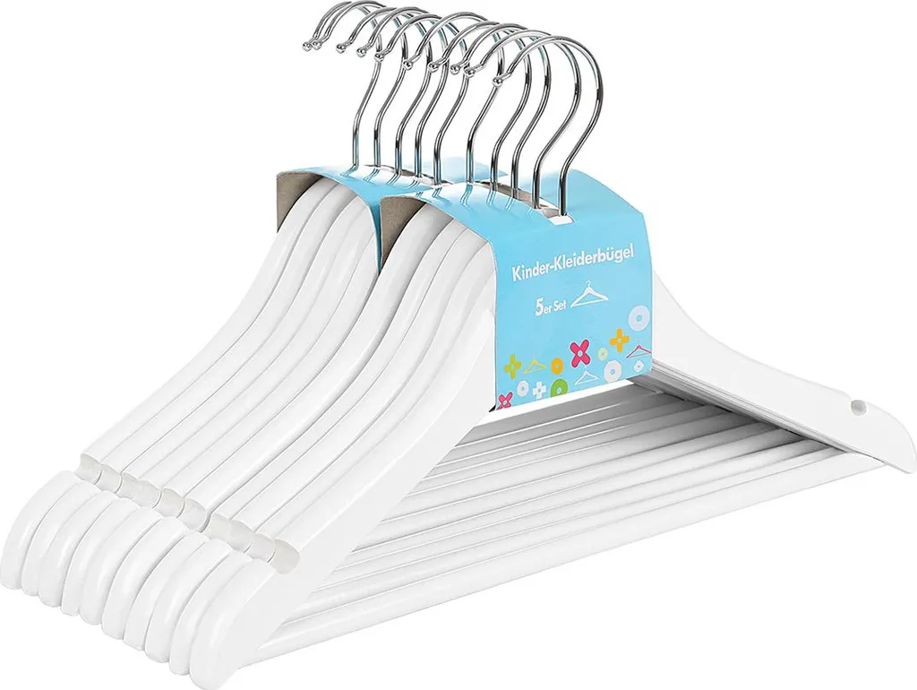 Cintres pour enfants bois massif : évitez les vêtements qui glissent