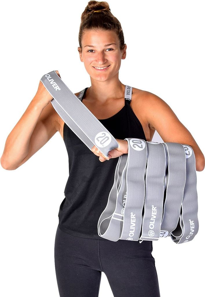 10er Paket Oliver Tex-O Miniband - grau