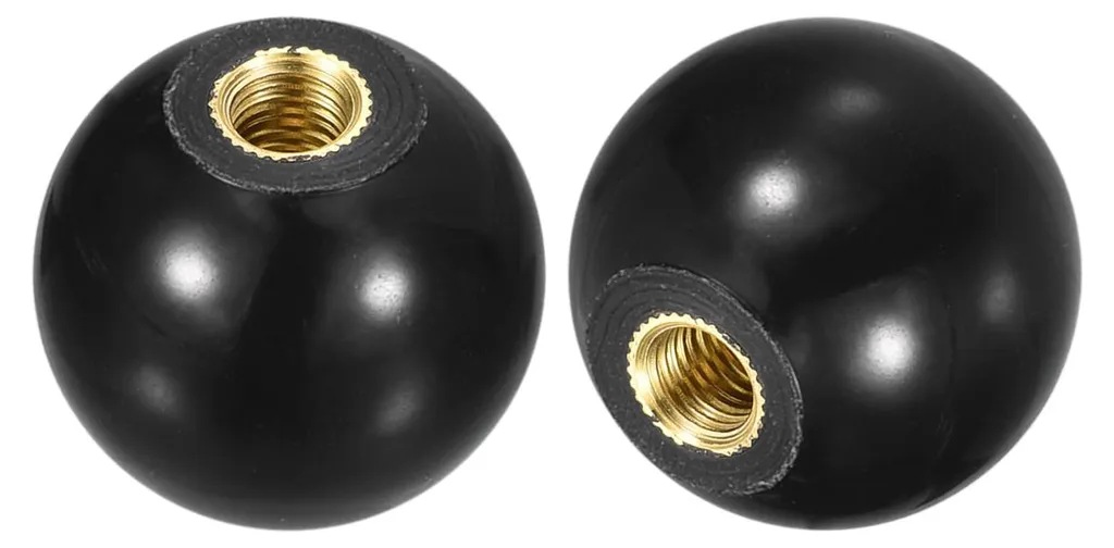 Bouton à rotule M5 pour levier de commande machine 16mm cuivre noir