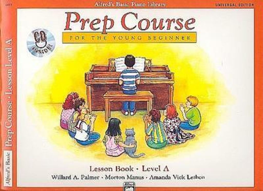 Alfred's Basic Piano Prep Course Lesson Book, Bk a
