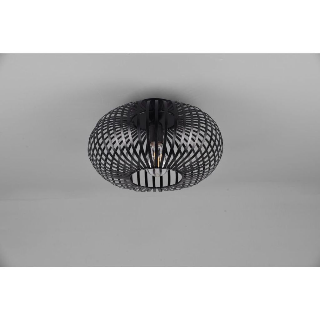 Trio Leuchten Johann Deckenleuchte Ø30cm 60W Schwarz Produktbild 15