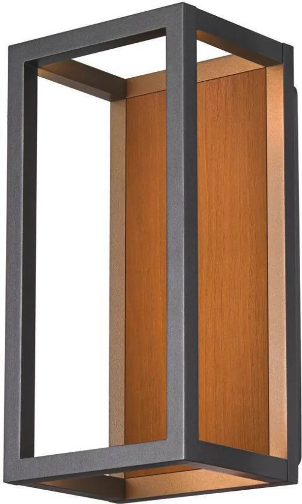 Applique Murale pour Entrée et Terrasse QUADRULO Anthracite 3000K LED