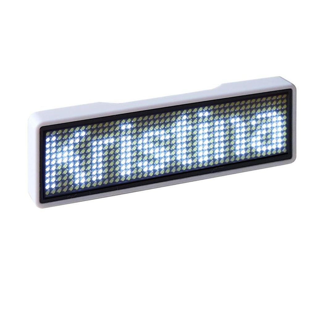 LED menovka biela Menovka 11x14 pixelov programovateľná Obrázok produktu 