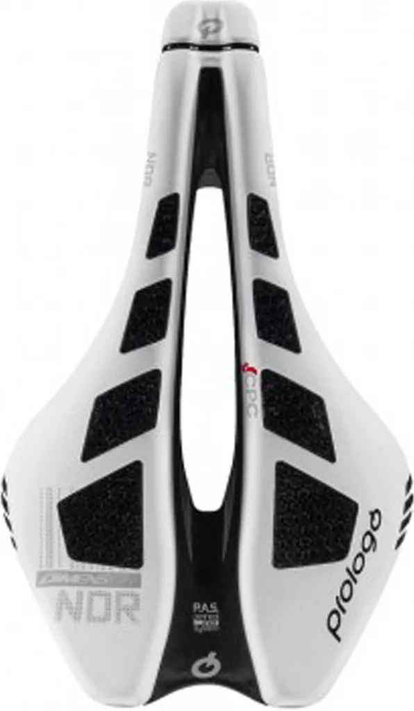 Selle de Compétition Prologo Dimension NDR 143 CPC Nack Blanche/Noire