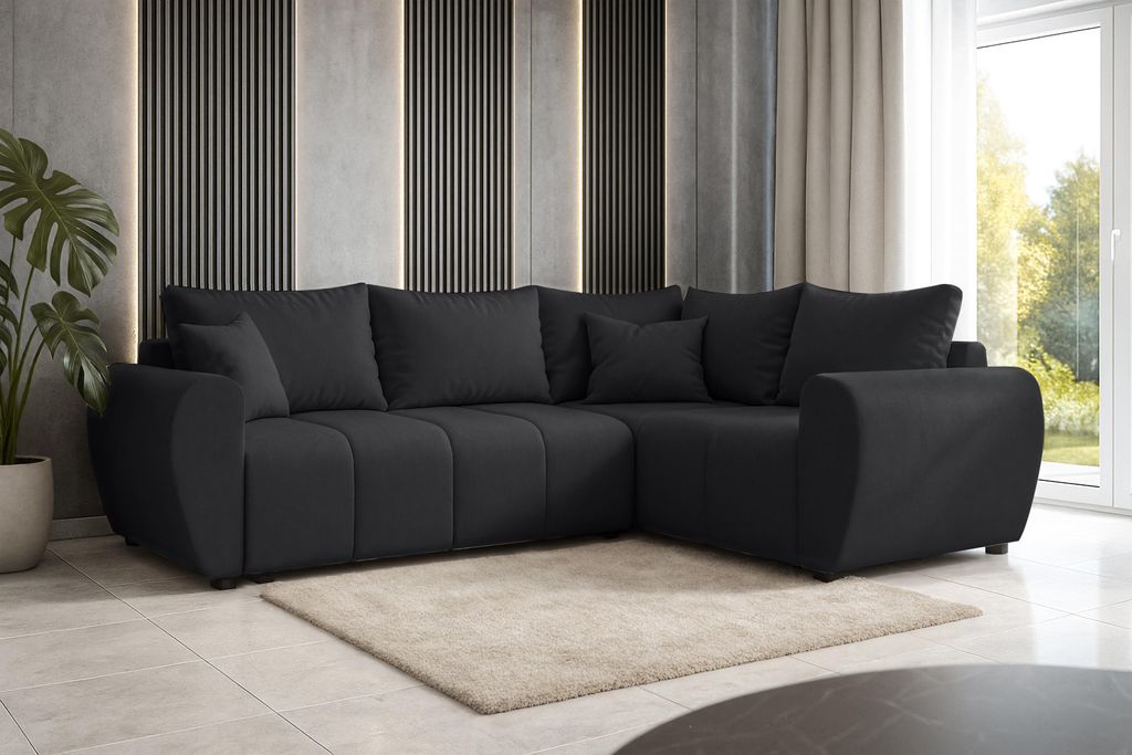 AX LIVING Malatya L Canapé d'angle avec fonction sommeil Image du produit 