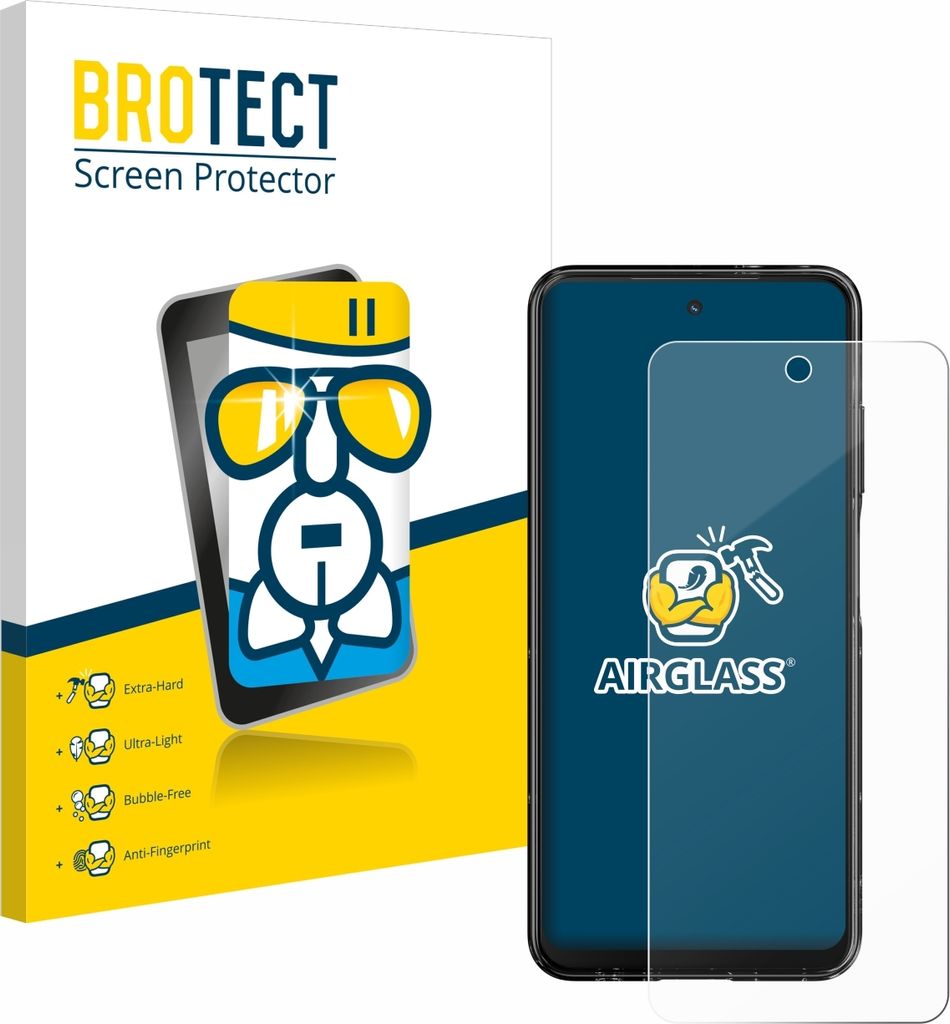 BROTECT Schutzglas für HMD Fusion Schutzfolie Panzer Folie Glas Display Schutz klar