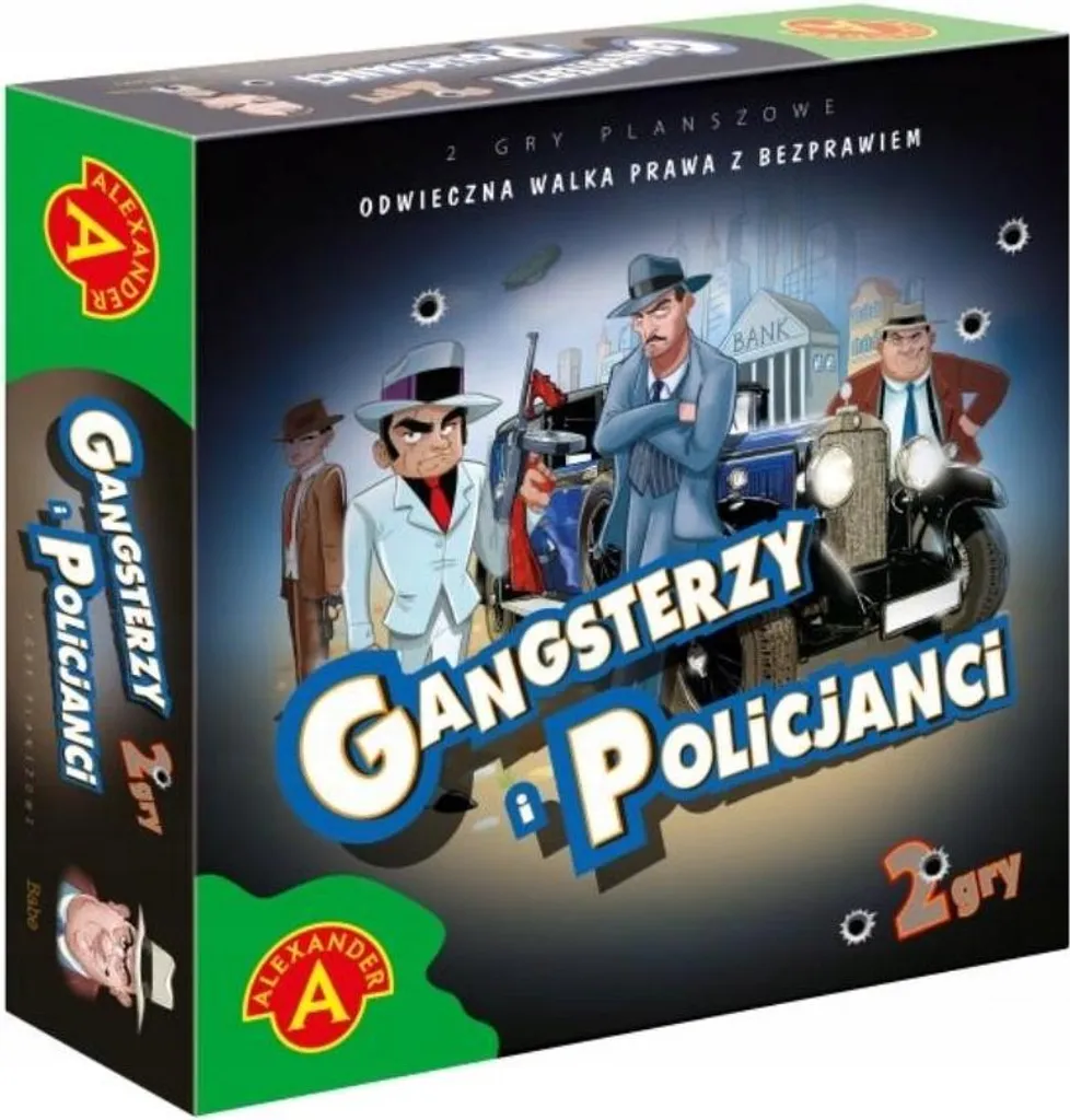 Gangsters et Policiers 22377 : Double Jeu de Société d'Action Rétro