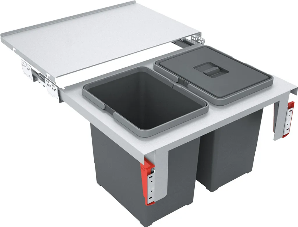 Franke Sorter Garbo 600mm Système de Tri Sélectif avec 2 Bacs de 18 L