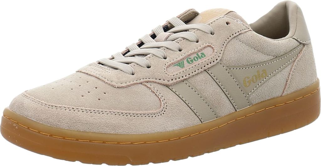 Gola Hauck Suede 86 Herrenschuhe Schnürschuhe sportlicher Schnürer Beige Freizeit, Schuhgröße:45 EU