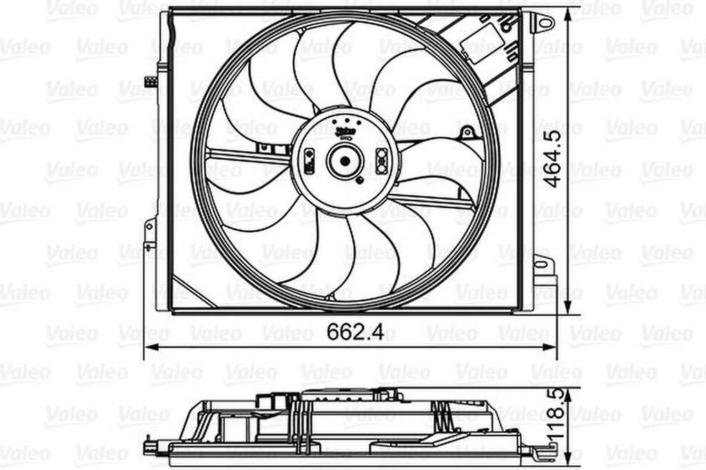 Ventilateur De Radiateur Renault Megane Iv 16-, Talisman Image du produit 