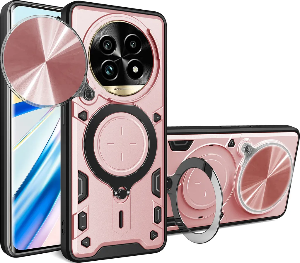 Custodia Professionale Realme 13 Pro/P2 Pro: Blindaggio Rosa