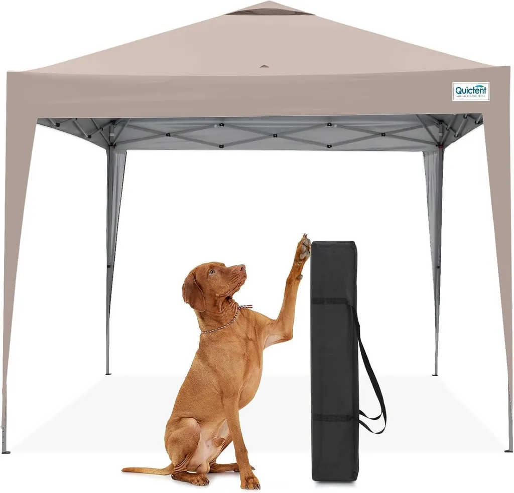 Pavillon de fête 3x3m protection UV 50+ avec système de montage clic