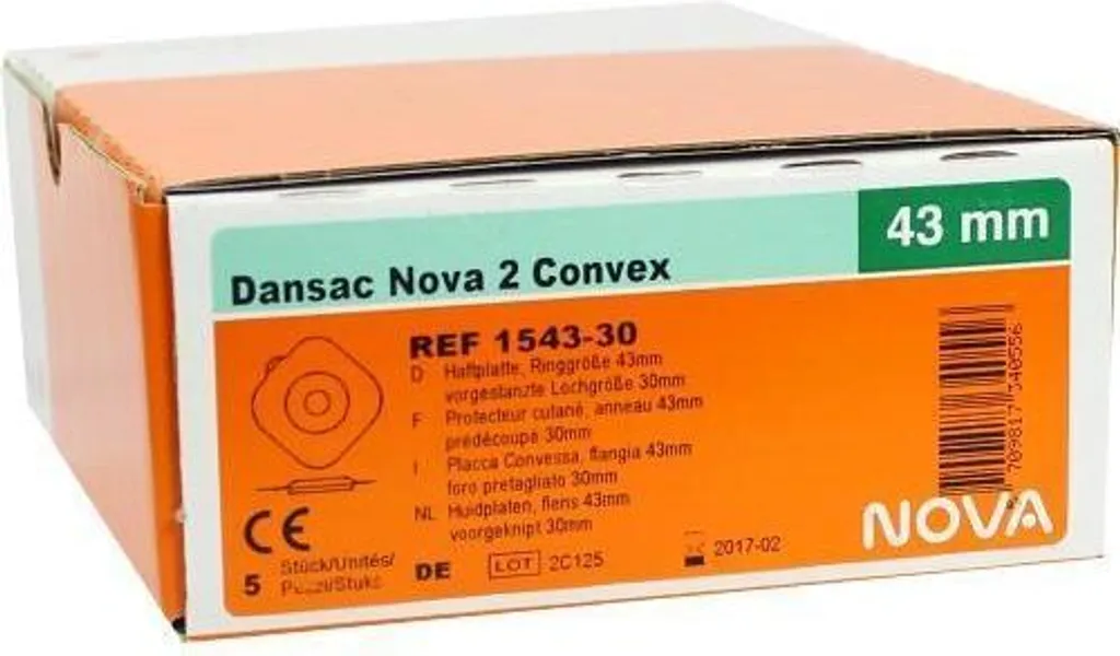 Offerta Dansac Nova 2 30mm RR43 - 5 Placche Convesse Alta Tenuta