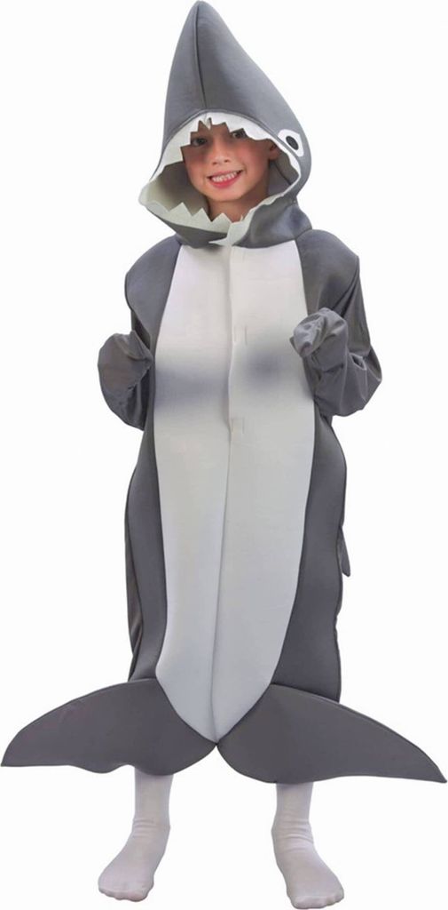 Hai-Kostüm für Kinder S 4-6 Jahre (110-120 cm) Produktbild 