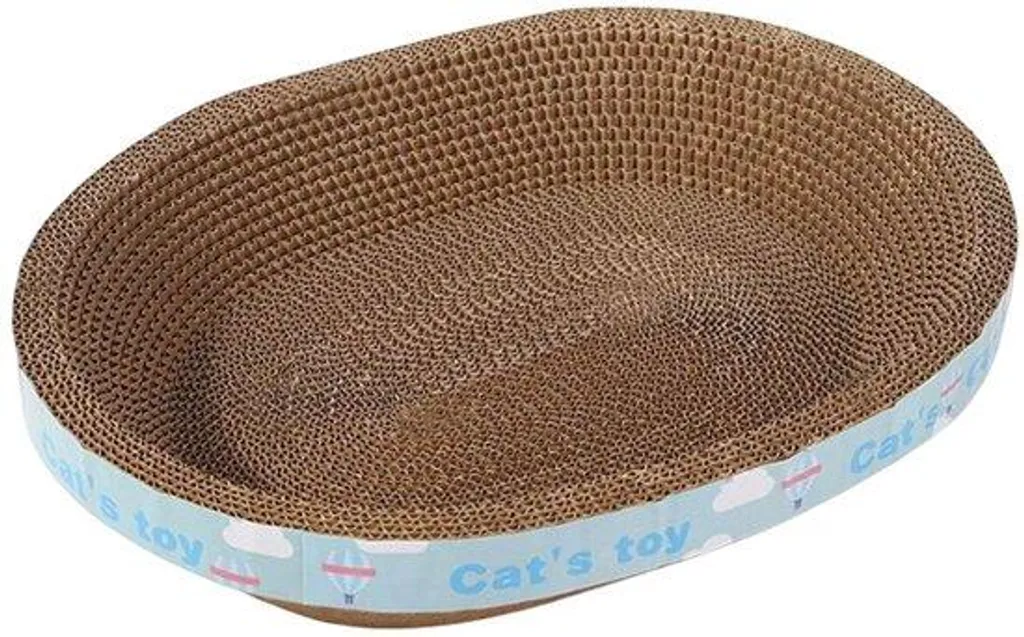 Jouet Chat Krabpaal en Carton Recyclé 50x38x9 cm - Griffoir Ergonomique