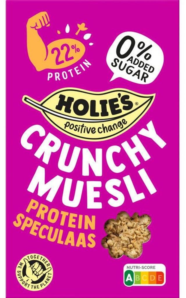 Holie's Crunchy Müsli Protein Speculaas 400g – würziges, Produktbild 