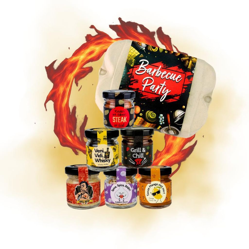 Geschenkset "Barbecue Party - 6er Set