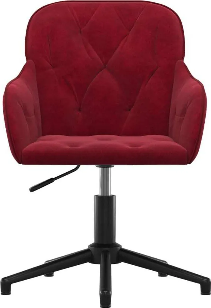 Sedia Ufficio Velluto Rosso Vino: Addio Sedie Scomode e Tristi! - 3