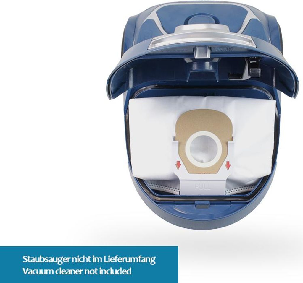 MisterVac Staubsaugerbeutel 20 Stück kompatibel mit Rowenta RO3950EA Compact Power