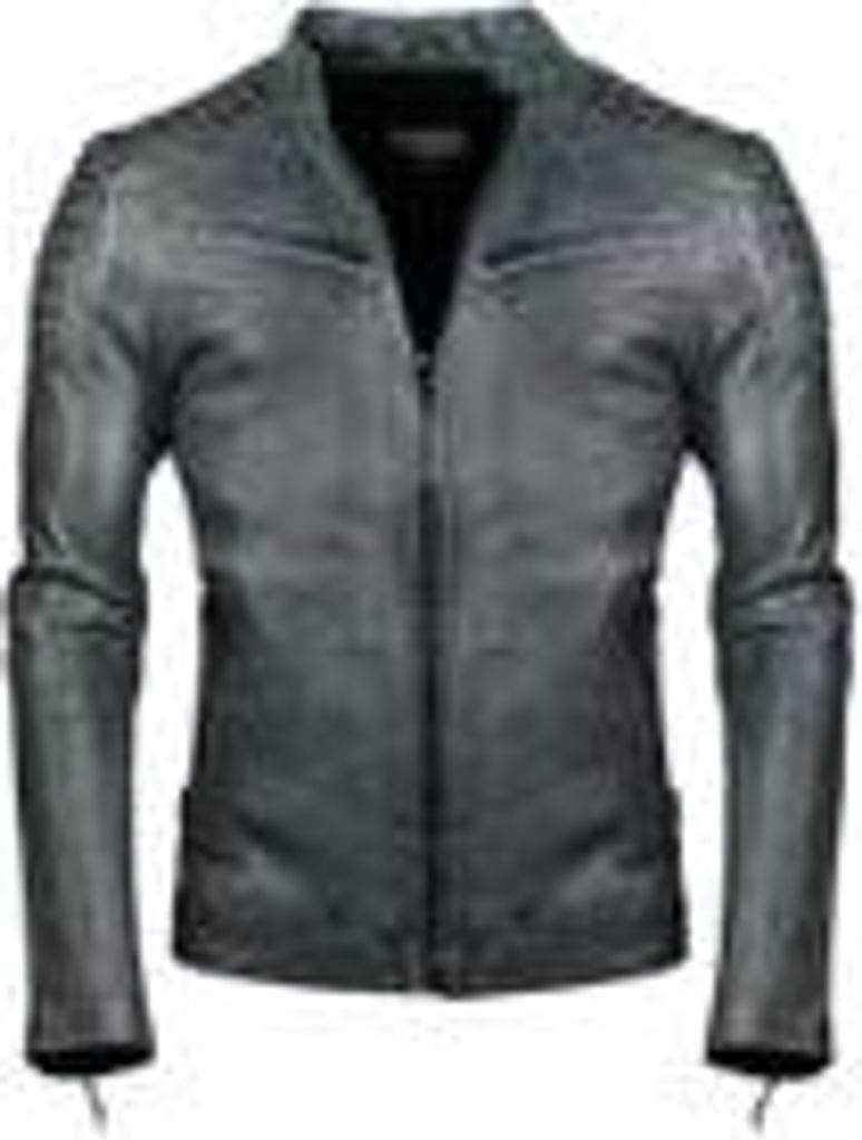 PAULGOS Herren Lederjacke Echtes Leder Jacke Echtleder Übergangsjacke Fashion in 5 Farben Gr. S-7XL Design 2