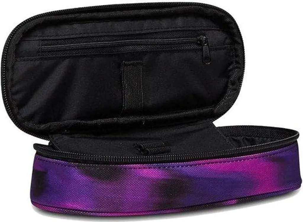 Trousse scolaire Rund Plus Space rose-violet finie la pagaille en classe