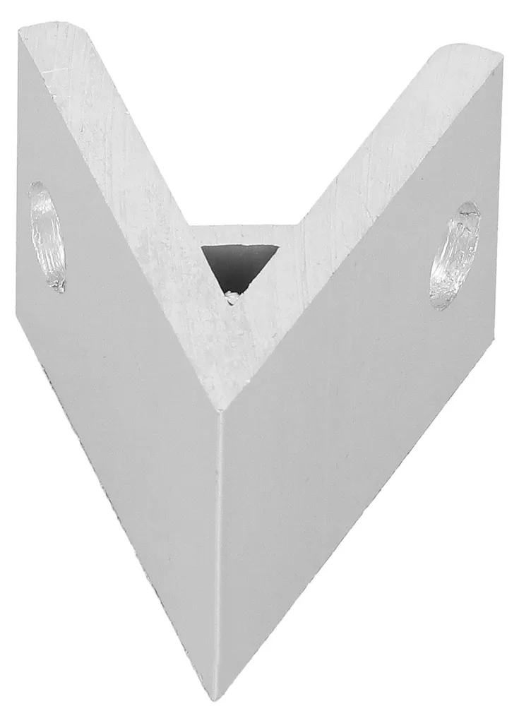 10 Équerres d'angle en aluminium pour profilés 2030404550604040-45° - 15