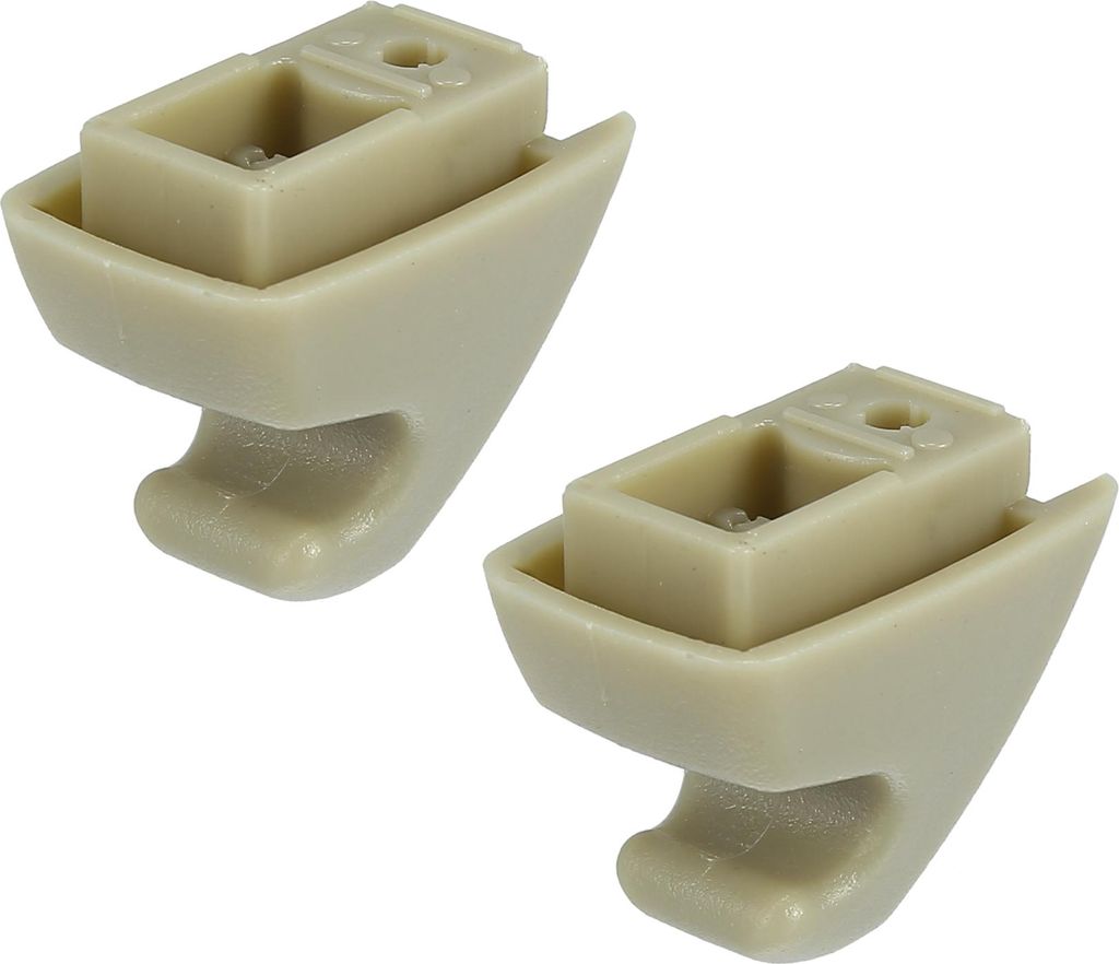 2 Stück Fahrzeug Auto Haken Halterung Halteclip für Sonnenblende 15882854 Beige