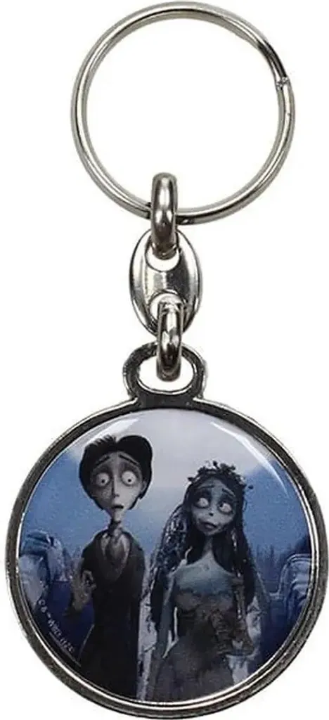 Porte-clés métal Victor & Emily Les Noces Funèbres de Tim Burton