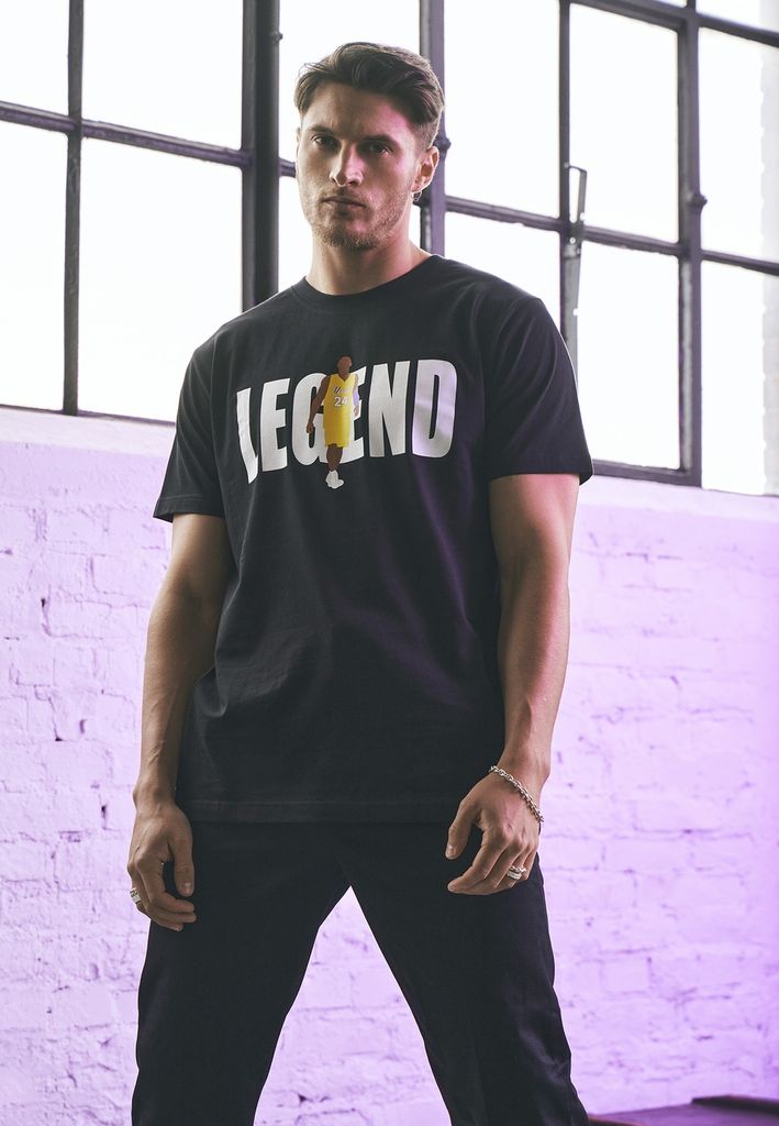 Mister Tee T-Shirt Basketball Player Tee Black-L