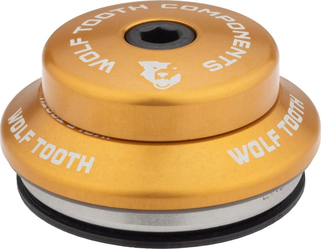Wolf Tooth Premium Steuersatz Oberteil, 1 1/8", IS42/28.6/H7, gold