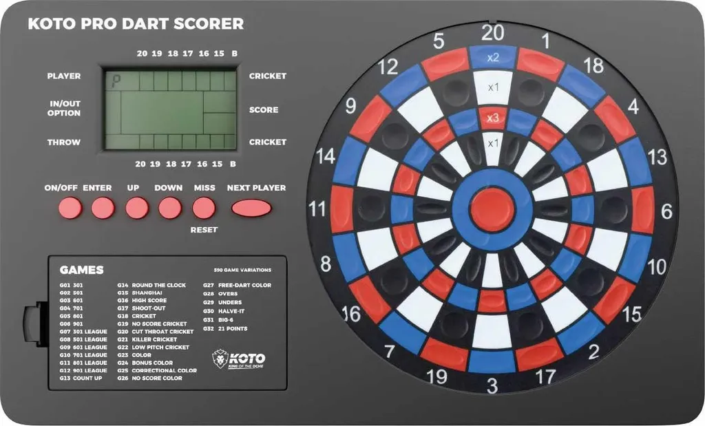 Compteur de fléchettes automatique KOTO pour corriger les scores