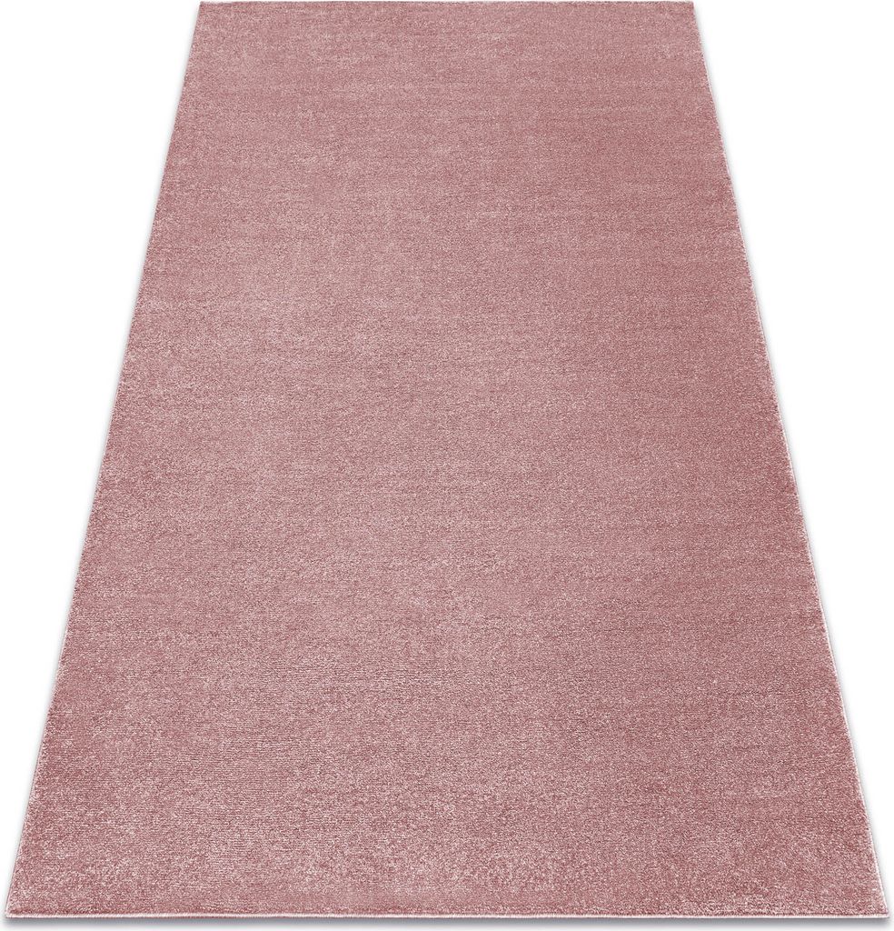Teppich SOFTY glatt, einfarbig rosa Rosa 80x150 cm