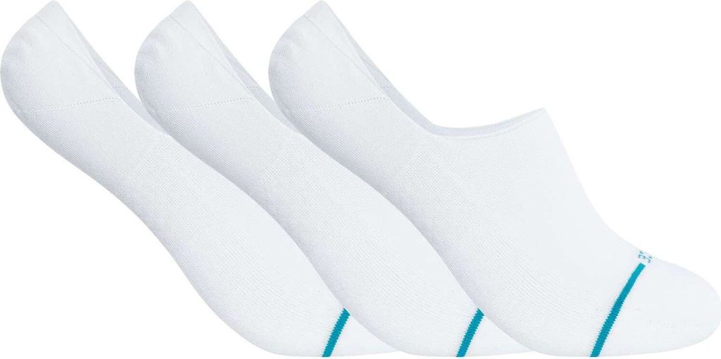 Stance Icon No Show 3 Pack White L