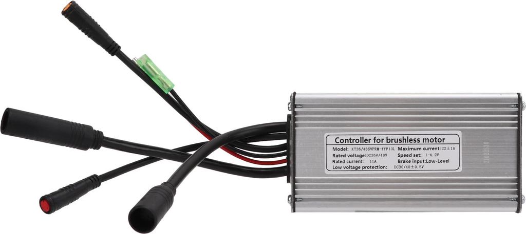 Elektrofahrrad 36 V/48 V 22A Sinuswellencontroller 9mos mit Lichtlinie für 500 -W -Motor